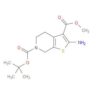 6-TERT-BUTYL 3-METHYL 2-AMINO-4,7-DIHYDROTHIENO[2,3-C]PYRIDINE-3,6(5H)-DICARBOXYLATE