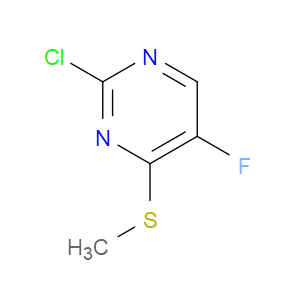 2-CHLORO-5-FLUORO-4-(METHYLSULFANYL)PYRIMIDINE - Click Image to Close