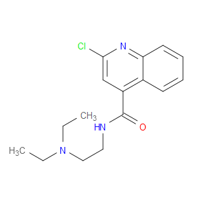 2-CHLORO-N-[2-(DIETHYLAMINO)ETHYL]-4-QUINOLINECARBOXAMIDE