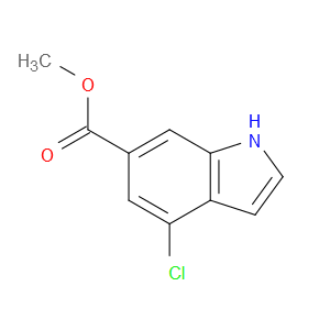 METHYL 4-CHLORO-1H-INDOLE-6-CARBOXYLATE