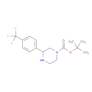 TERT-BUTYL 3-[4-(TRIFLUOROMETHYL)PHENYL]PIPERAZINE-1-CARBOXYLATE