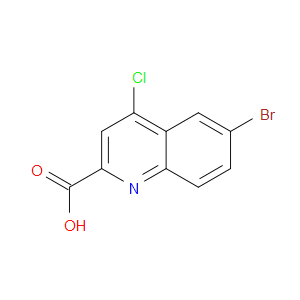 6-BROMO-4-CHLOROQUINOLINE-2-CARBOXYLIC ACID - Click Image to Close
