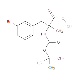 METHYL 3-(3-BROMOPHENYL)-2-(TERT-BUTOXYCARBONYLAMINO)-2-METHYLPROPANOATE