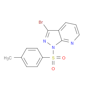 3-BROMO-1-TOSYL-1H-PYRAZOLO[3,4-B]PYRIDINE - Click Image to Close