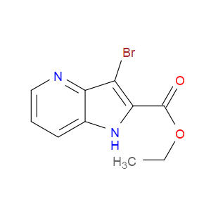 3-BROMO-1H-PYRROLO[3,2-B]PYRIDINE-2-CARBOXYLIC ACID ETHYL ESTER - Click Image to Close