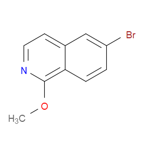 1-METHOXY-6-BROMOISOQUINOLINE - Click Image to Close