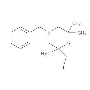 4-BENZYL-2-(IODOMETHYL)-2,6,6-TRIMETHYLMORPHOLINE
