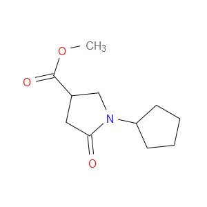 1-CYCLOPENTYL-5-OXO-3-PYRROLIDINECARBOXYLIC ACID METHYL ESTER