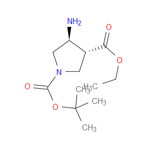 (3R,4S)-1-TERT-BUTYL 3-ETHYL 4-AMINOPYRROLIDINE-1,3-DICARBOXYLATE - Click Image to Close