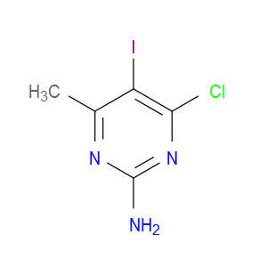 4-CHLORO-5-IODO-6-METHYLPYRIMIDIN-2-AMINE