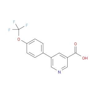 5-(4-(TRIFLUOROMETHOXY)PHENYL)NICOTINIC ACID