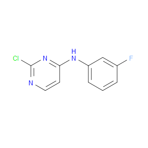 2-CHLORO-N-(3-FLUOROPHENYL)PYRIMIDIN-4-AMINE - Click Image to Close