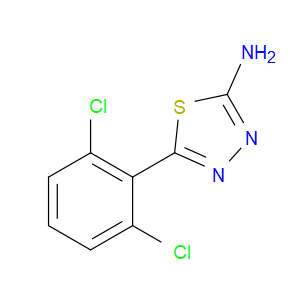 5-(2,6-DICHLOROPHENYL)-1,3,4-THIADIAZOL-2-AMINE - Click Image to Close