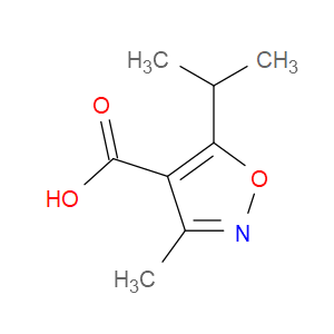 5-ISOPROPYL-3-METHYLISOXAZOLE-4-CARBOXYLIC ACID - Click Image to Close