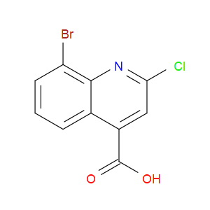 8-BROMO-2-CHLOROQUINOLINE-4-CARBOXYLIC ACID - Click Image to Close
