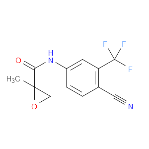 N-(4-CYANO-3-(TRIFLUOROMETHYL)PHENYL)-2-METHYLOXIRANE-2-CARBOXAMIDE