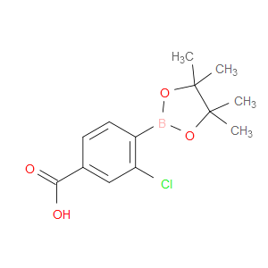3-CHLORO-4-(4,4,5,5-TETRAMETHYL-1,3,2-DIOXABOROLAN-2-YL)BENZOIC ACID
