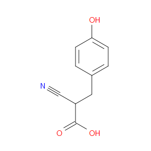 2-CYANO-3-(4-HYDROXYPHENYL)PROPANOIC ACID - Click Image to Close