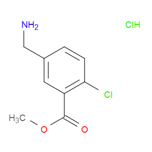 METHYL 5-(AMINOMETHYL)-2-CHLOROBENZOATE HYDROCHLORIDE - Click Image to Close