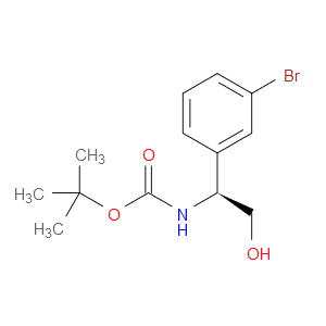 (S)-TERT-BUTYL (1-(3-BROMOPHENYL)-2-HYDROXYETHYL)CARBAMATE - Click Image to Close