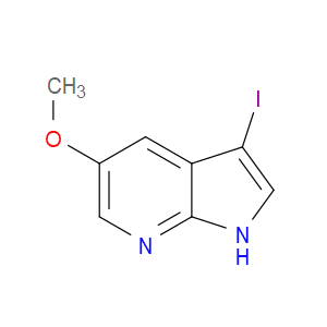 3-IODO-5-METHOXY-1H-PYRROLO[2,3-B]PYRIDINE