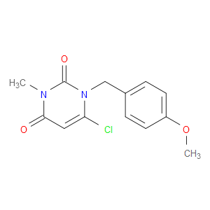 6-CHLORO-1-(4-METHOXYBENZYL)-3-METHYLPYRIMIDINE-2,4(1H,3H)-DIONE - Click Image to Close