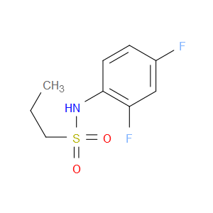 N-(2,4-DIFLUOROPHENYL)PROPANE-1-SULFONAMIDE