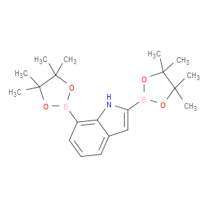 2,7-BIS(4,4,5,5-TETRAMETHYL-1,3,2-DIOXABOROLAN-2-YL)-1H-INDOLE - Click Image to Close