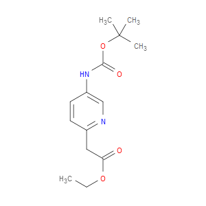 ETHYL 2-(5-((TERT-BUTOXYCARBONYL)AMINO)PYRIDIN-2-YL)ACETATE - Click Image to Close