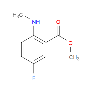 METHYL 5-FLUORO-2-(METHYLAMINO)BENZOATE