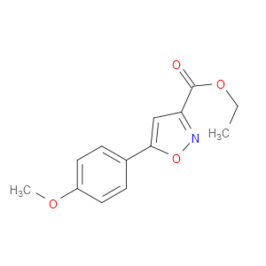 ETHYL 5-(4-METHOXYPHENYL)ISOXAZOLE-3-CARBOXYLATE