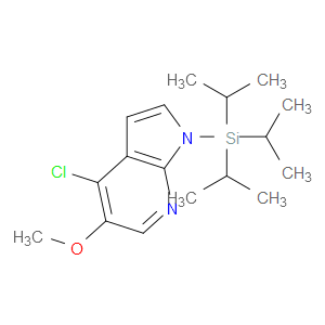 4-CHLORO-5-METHOXY-1-(TRIISOPROPYLSILYL)-1H-PYRROLO[2,3-B]PYRIDINE
