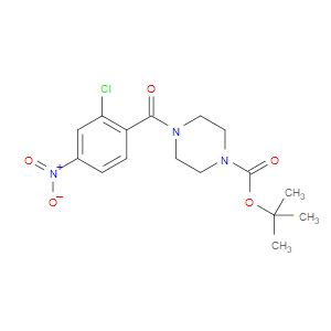 TERT-BUTYL 4-(2-CHLORO-4-NITROBENZOYL)PIPERAZINE-1-CARBOXYLATE
