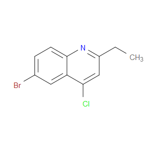 6-BROMO-4-CHLORO-2-ETHYLQUINOLINE