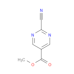 METHYL 2-CYANOPYRIMIDINE-5-CARBOXYLATE - Click Image to Close