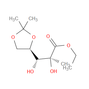 (2S,3R)-ETHYL 3-((R)-2,2-DIMETHYL-1,3-DIOXOLAN-4-YL)-2,3-DIHYDROXY-2-METHYLPROPANOATE - Click Image to Close