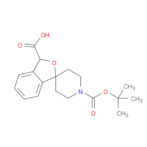 1'-(TERT-BUTOXYCARBONYL)-3H-SPIRO[ISOBENZOFURAN-1,4'-PIPERIDINE]-3-CARBOXYLIC ACID - Click Image to Close