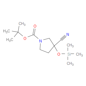TERT-BUTYL 3-CYANO-3-((TRIMETHYLSILYL)OXY)PYRROLIDINE-1-CARBOXYLATE