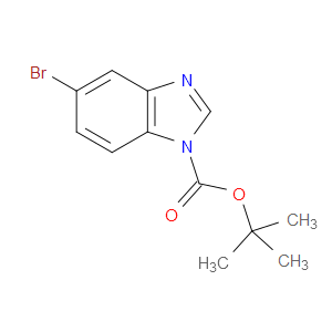 TERT-BUTYL 5-BROMO-1H-BENZO[D]IMIDAZOLE-1-CARBOXYLATE - Click Image to Close