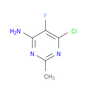 6-CHLORO-5-FLUORO-2-METHYLPYRIMIDIN-4-AMINE - Click Image to Close