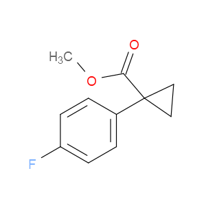 METHYL 1-(4-FLUOROPHENYL)CYCLOPROPANECARBOXYLATE