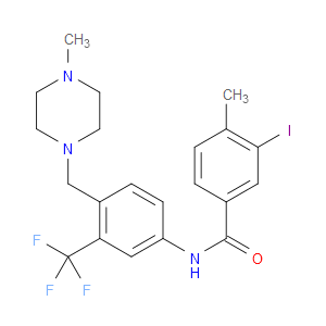 3-IODO-4-METHYL-N-(4-((4-METHYLPIPERAZIN-1-YL)METHYL)-3-(TRIFLUOROMETHYL)PHENYL)BENZAMIDE - Click Image to Close