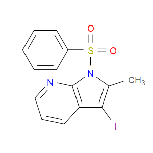 3-IODO-2-METHYL-1-(PHENYLSULFONYL)-7-AZAINDOLE