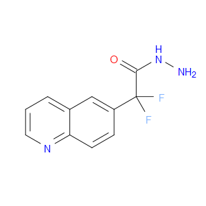 2,2-DIFLUORO-2-(QUINOLIN-6-YL)ACETOHYDRAZIDE - Click Image to Close