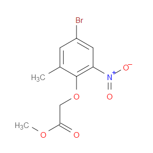 METHYL 2-(4-BROMO-2-METHYL-6-NITROPHENOXY)ACETATE - Click Image to Close