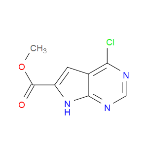 METHYL 4-CHLORO-7H-PYRROLO[2,3-D]PYRIMIDINE-6-CARBOXYLATE - Click Image to Close