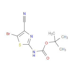 TERT-BUTYL (5-BROMO-4-CYANOTHIAZOL-2-YL)CARBAMATE