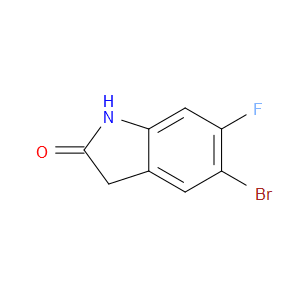 5-BROMO-6-FLUORO-2,3-DIHYDRO-1H-INDOL-2-ONE - Click Image to Close