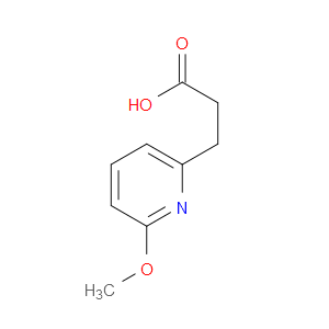 3-(6-METHOXYPYRIDIN-2-YL)PROPANOIC ACID - Click Image to Close