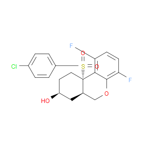 (6AR,8S,10AS)-10A-((4-CHLOROPHENYL)SULFONYL)-1,4-DIFLUORO-6A,7,8,9,10,10A-HEXAHYDRO-6H-BENZO[C]CHROMEN-8-OL - Click Image to Close